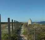 Pen Bron : Le chemin longeant la plage