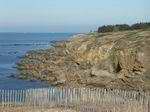 Prefailles : la plage naturiste vue d'au dessus